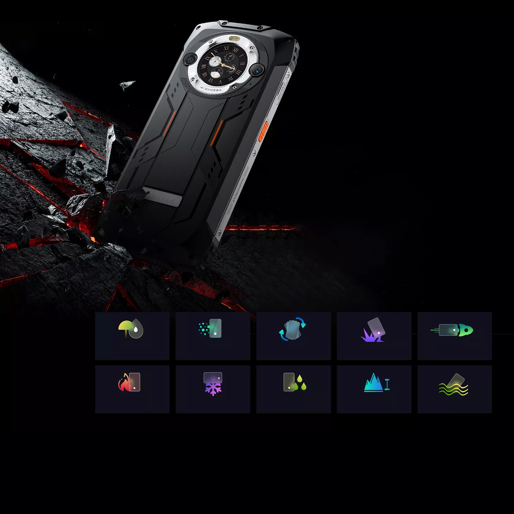Смартфон BLACKVIEW BV9300 Pro 12/256GB Black
