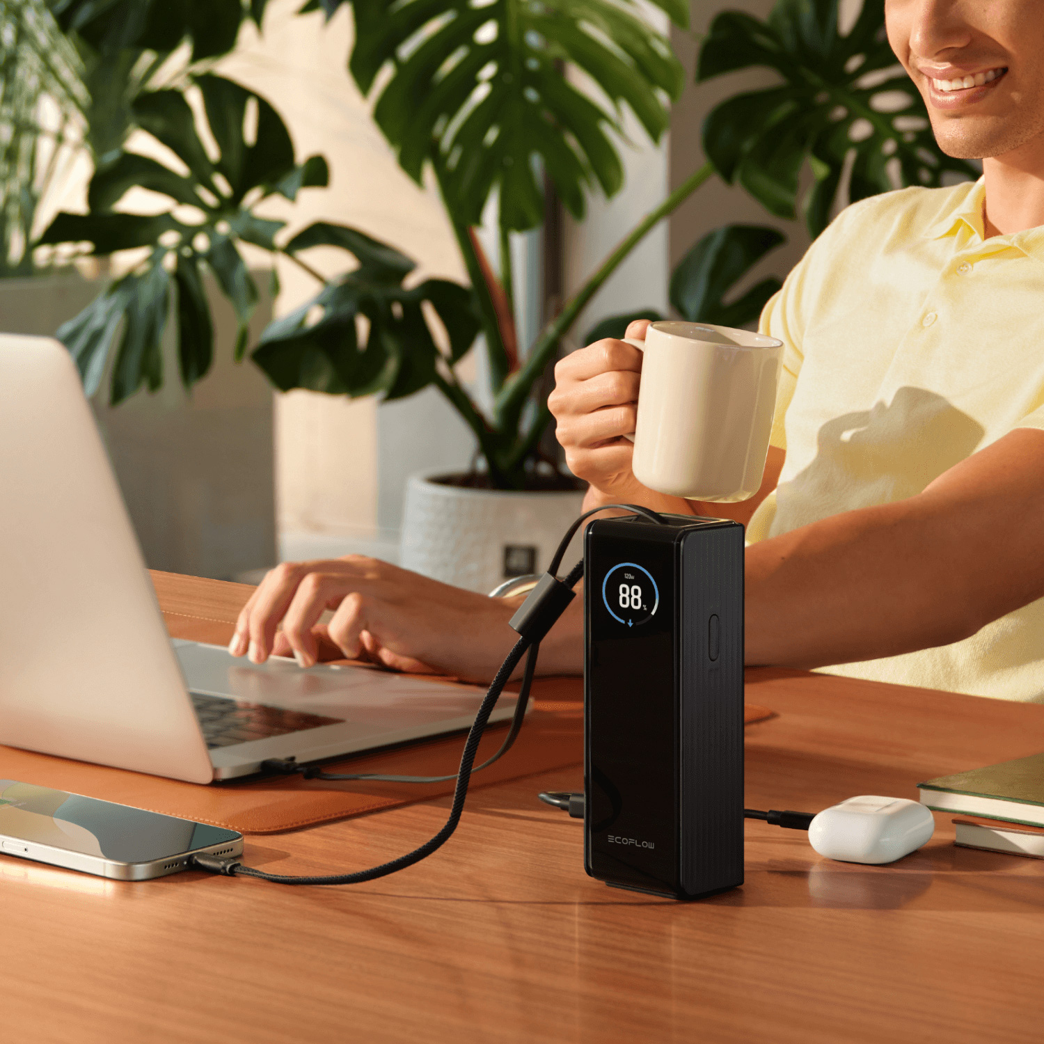 Повербанк ECOFLOW RAPID Power Bank 170W 25000mAh Black