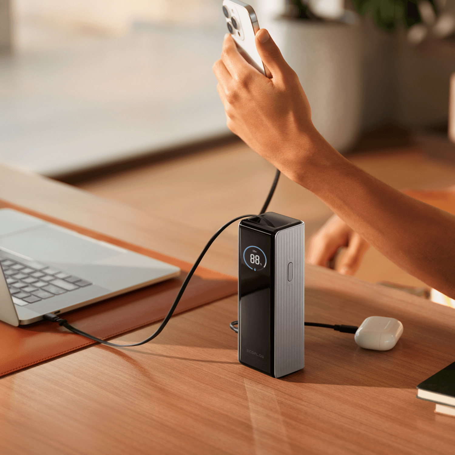 Повербанк ECOFLOW RAPID Power Bank 170W 25000mAh Black