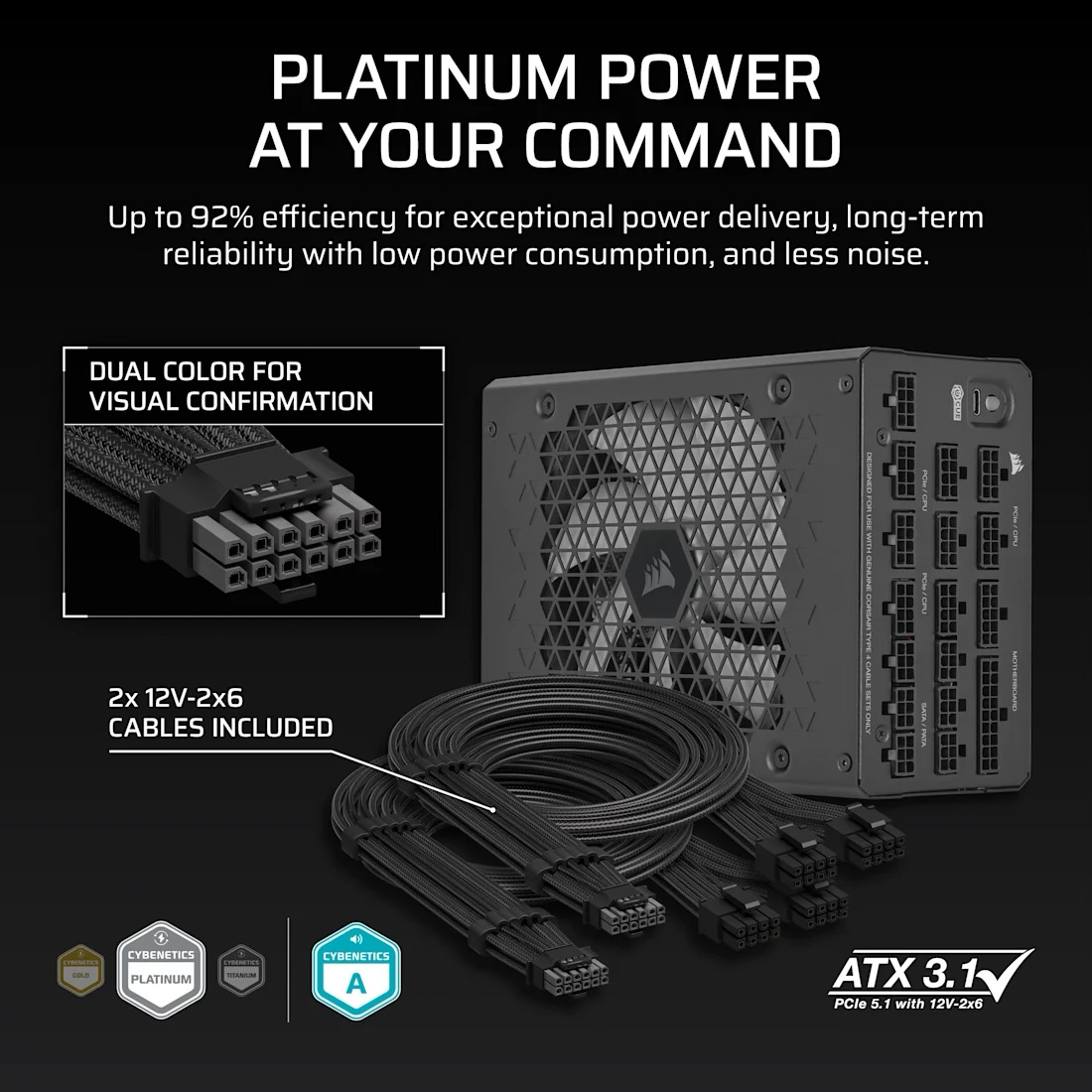 Блок живлення 1500W CORSAIR HX1500i (CP-9020309-EU)