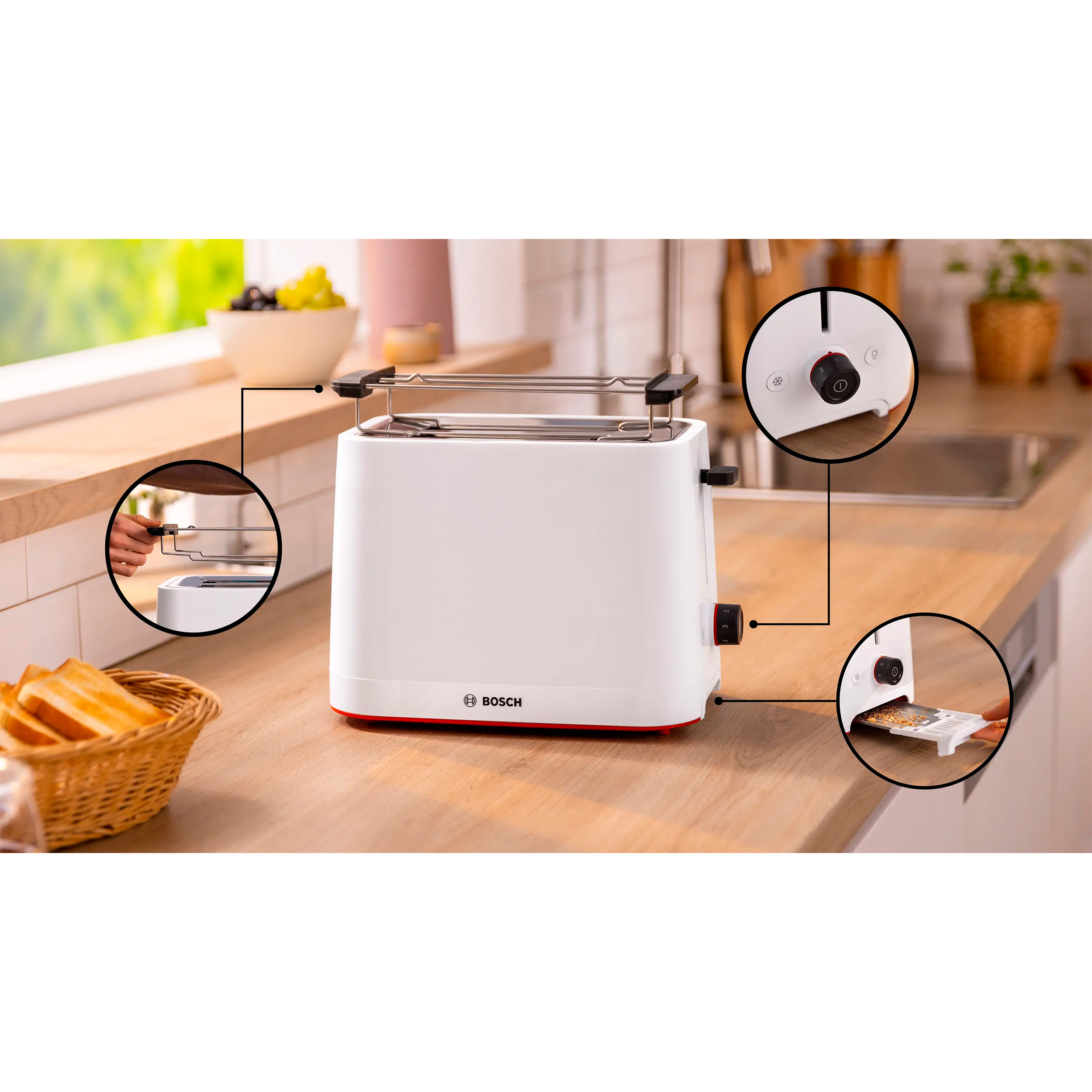 Тостер BOSCH MyMoment TAT3M121