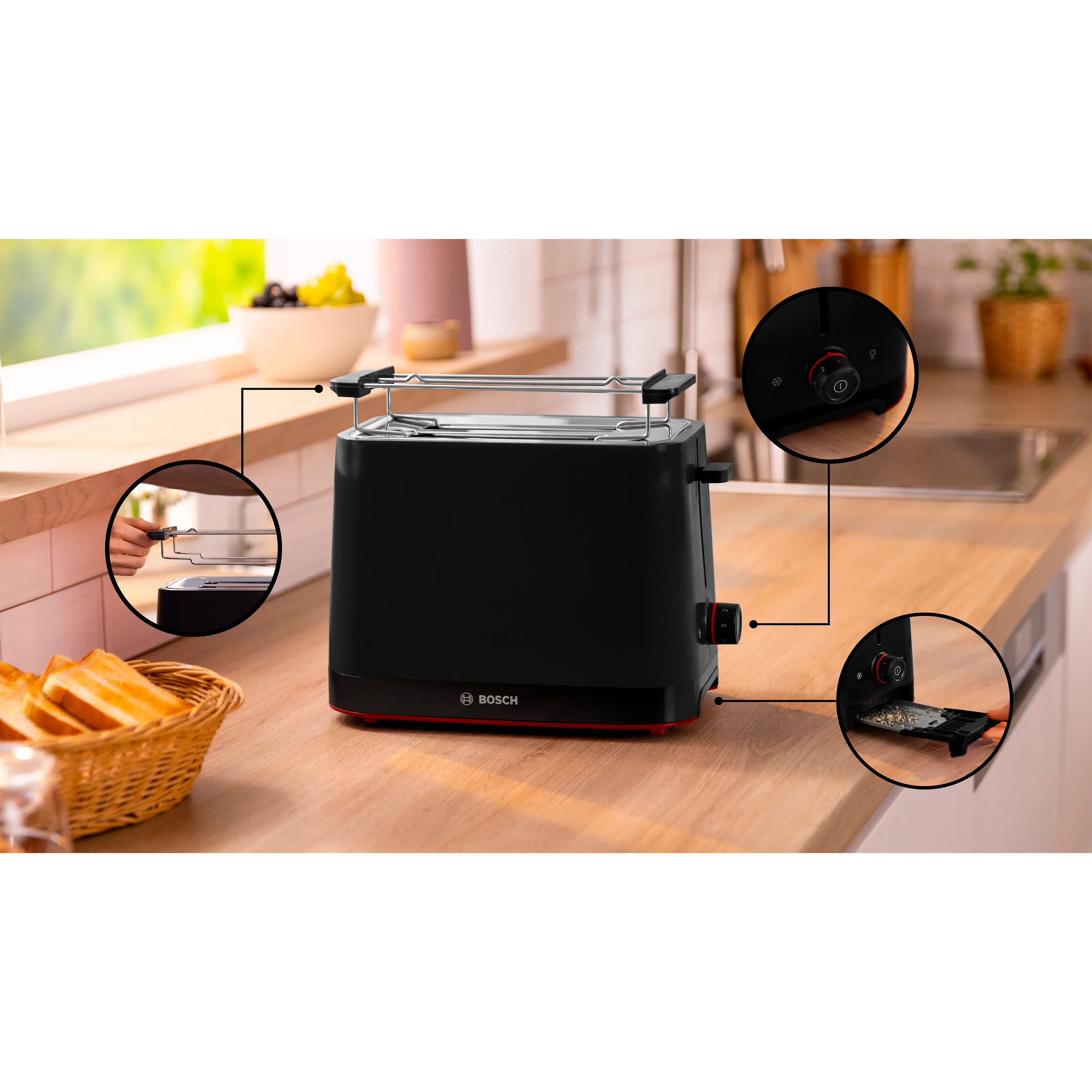 Тостер BOSCH MyMoment TAT3M123
