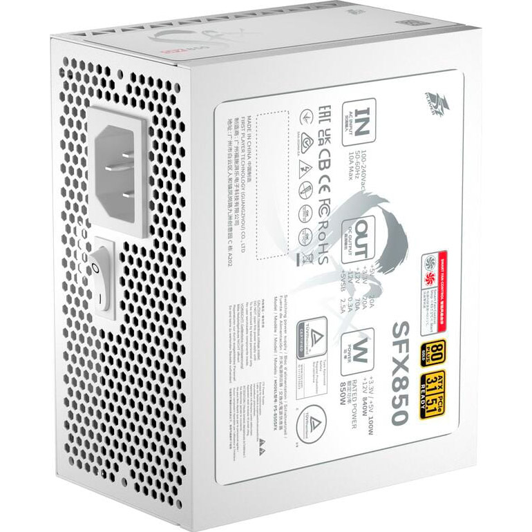 Блок питания SFX 850W 1STPLAYER PS-850SFX White