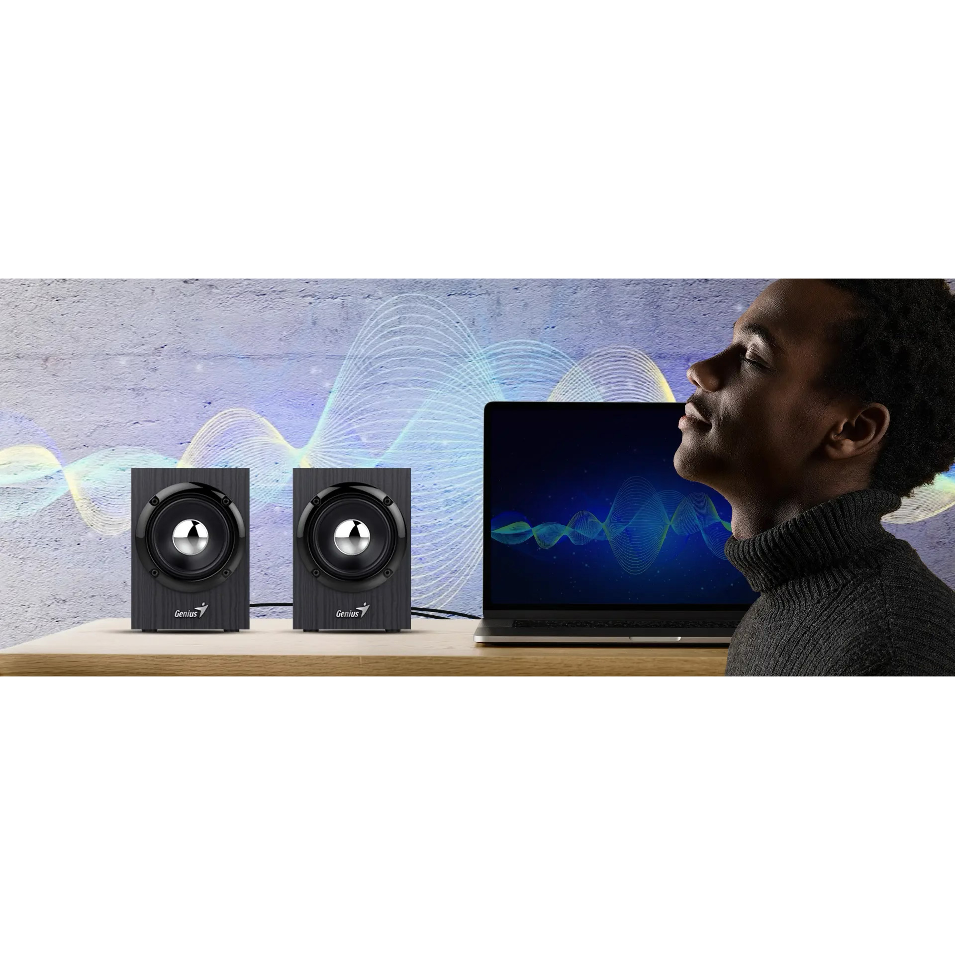 Акустична система GENIUS SP-HF385BT Black (31730046400)