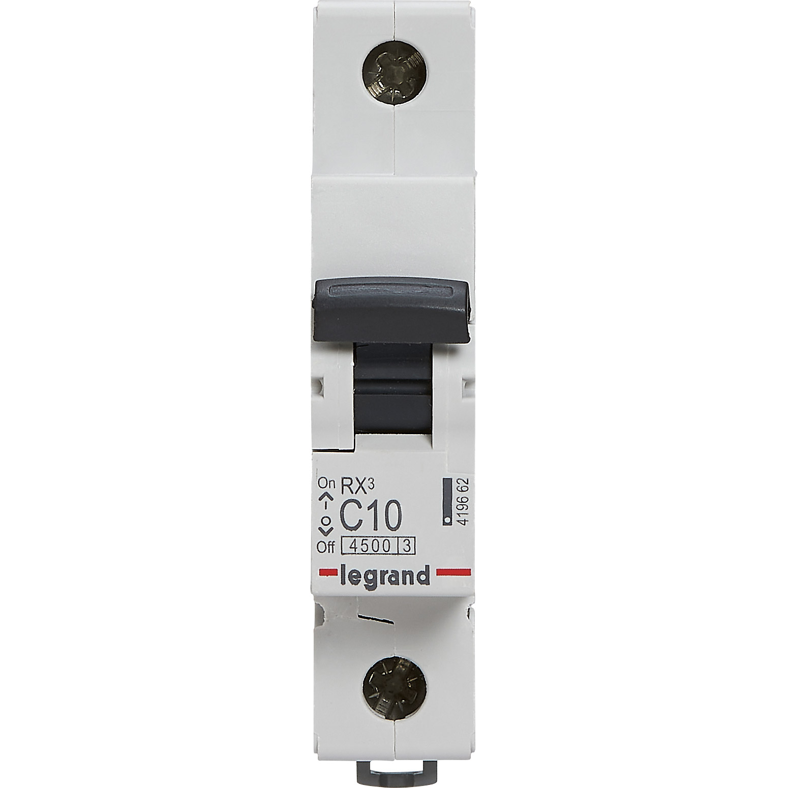 Вимикач автоматичний LEGRAND Rx3 1p, 10А, C, 4.5кА