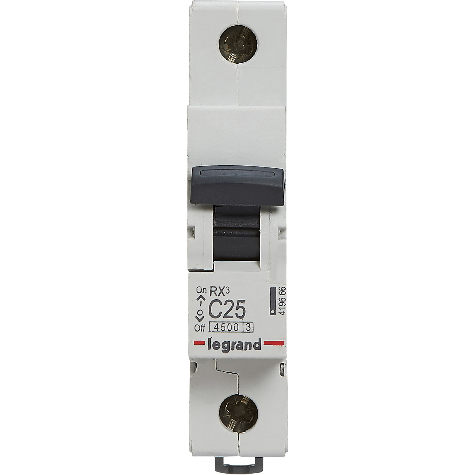 Вимикач автоматичний LEGRAND Rx3 1p, 25А, C, 4.5кА