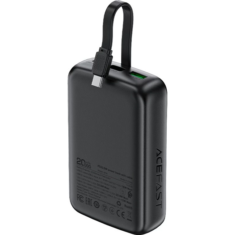 Повербанк ACEFAST M14 Fast Charge Power Bank PD22.5W 20000mAh