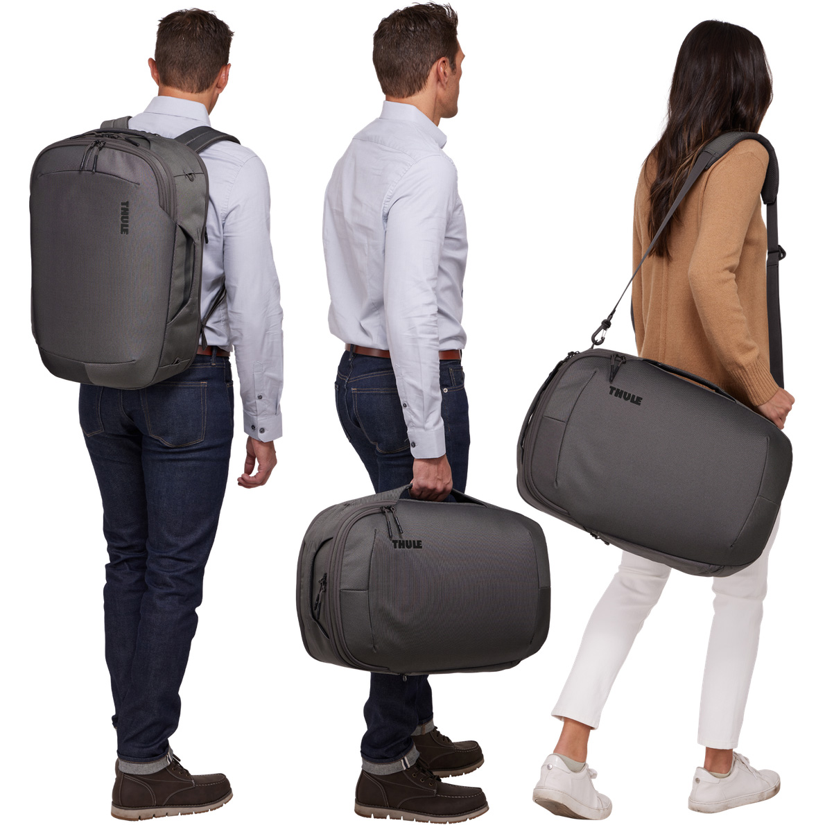 Сумка дорожня THULE Subterra 2 Convertible Carry-On 40L Vetiver Gray (3205059)