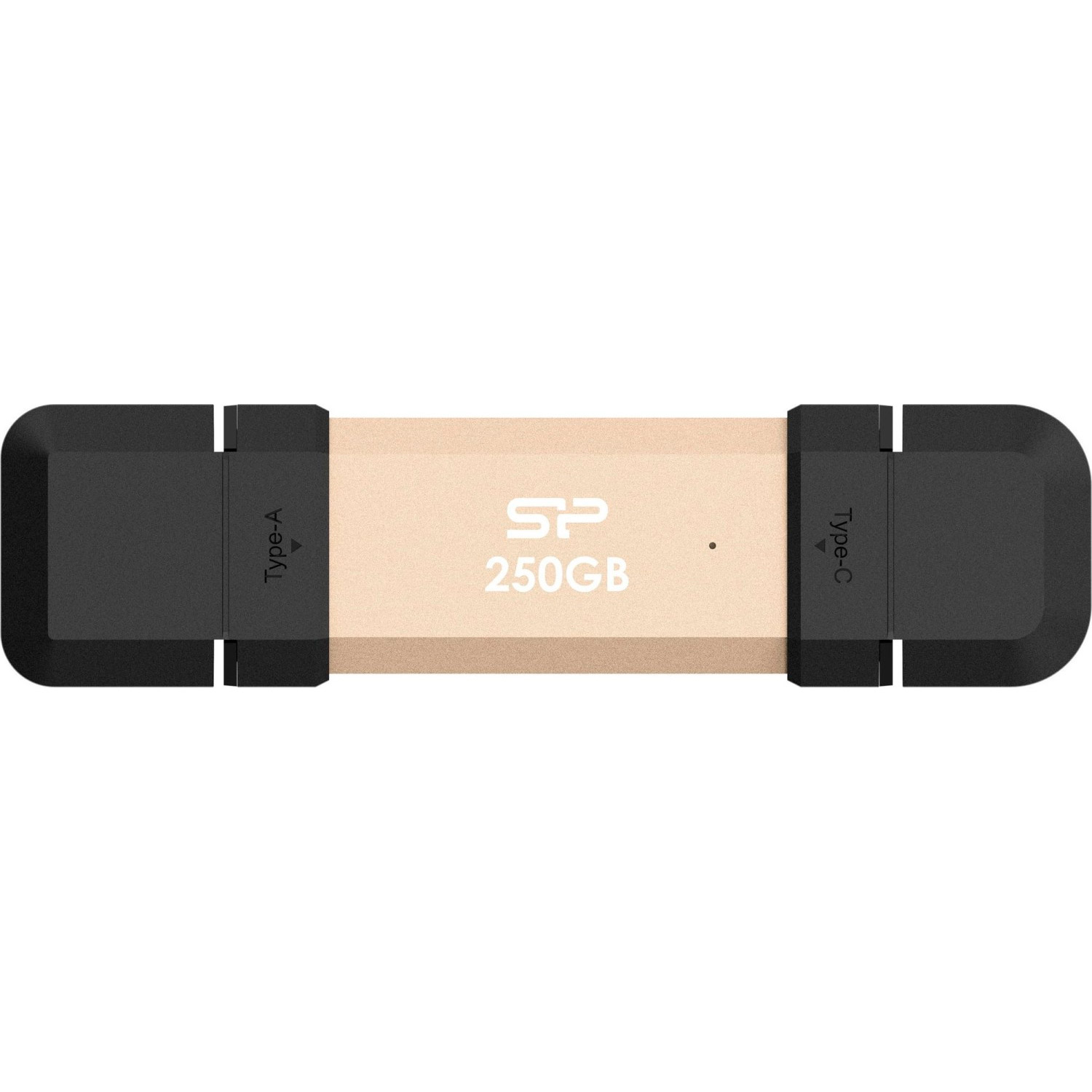 Портативний SSD диск SILICON POWER DS72 250GB USB3.2 Gen2 Gold (SP250GBUC3S72VPG)