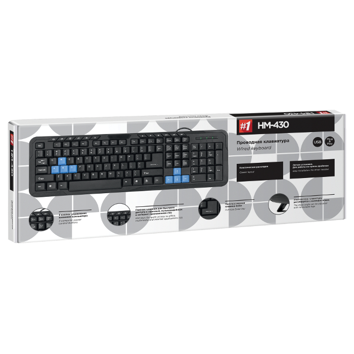 Клавіатура DEFENDER HM-430 (45430)