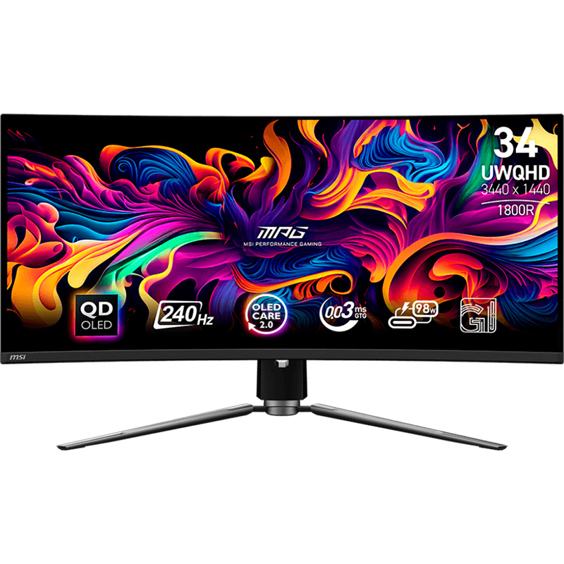 Монитор 34.1" MSI MPG 341CQPX QD-OLED