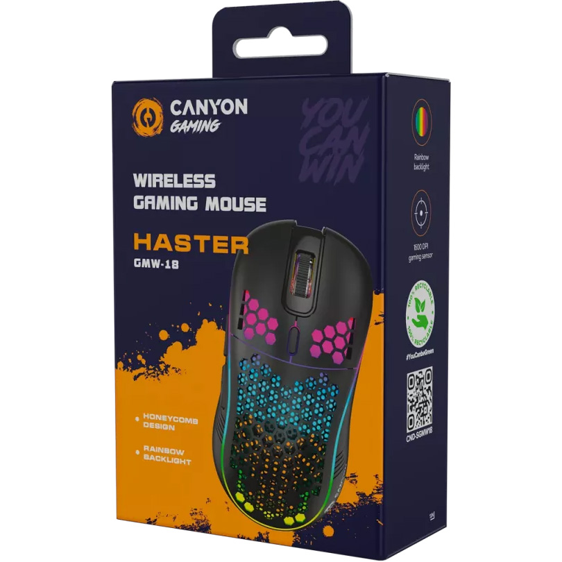 Миша ігрова CANYON Haster GMW-18 (CND-SGMW18)
