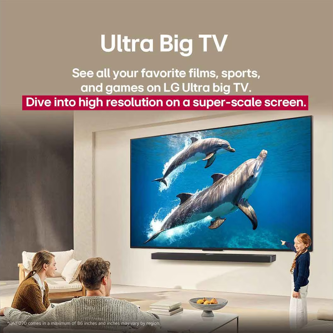 Телевізор LG 65" QNED MiniLED 4K 65QNED70A6A