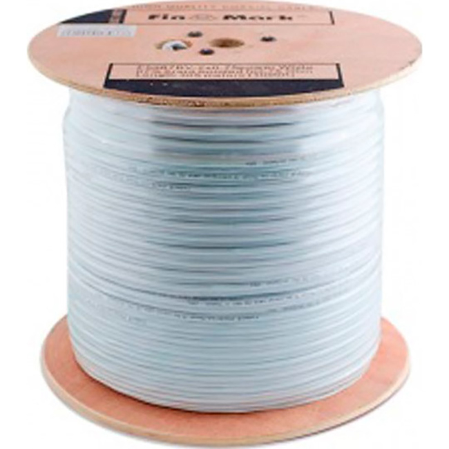 Коаксіальний кабель з живленням FINMARK F5967BVwhite-2x0.75power 305м White