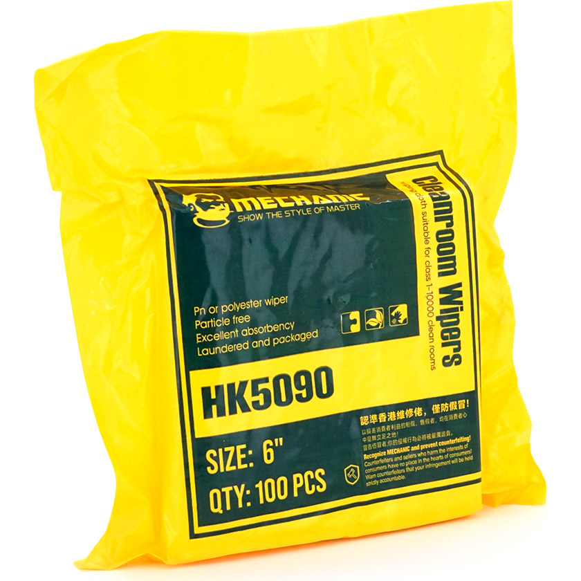 Салфетка из микрофибры для оргтехники MECHANIC HK5090 14.5x14.5см