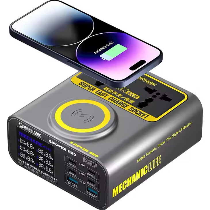 Зарядна станція MECHANIC S-Power Pro 135W Gray