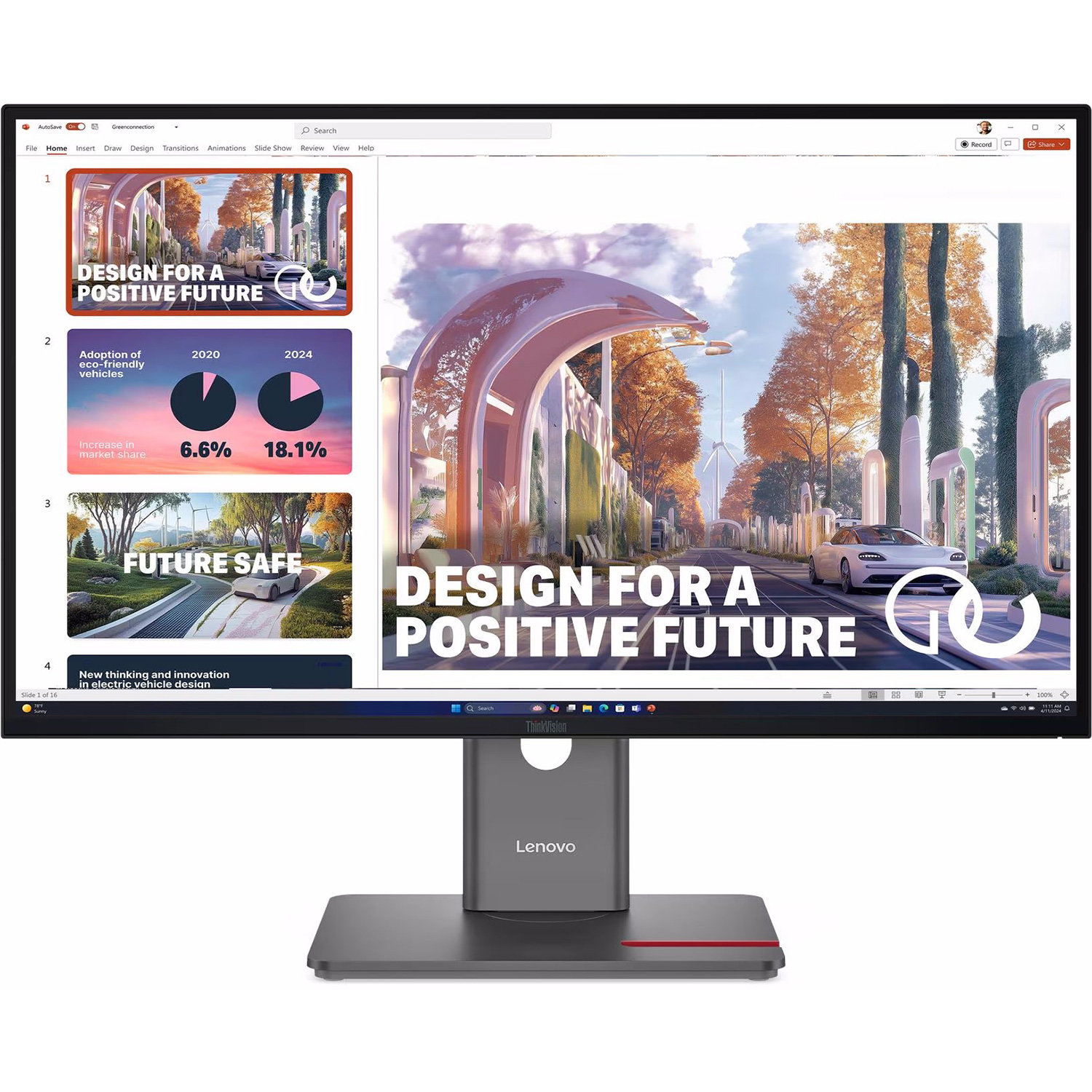Монітор 27" LENOVO ThinkVision P27qd-40 (64B3GAT2UA)