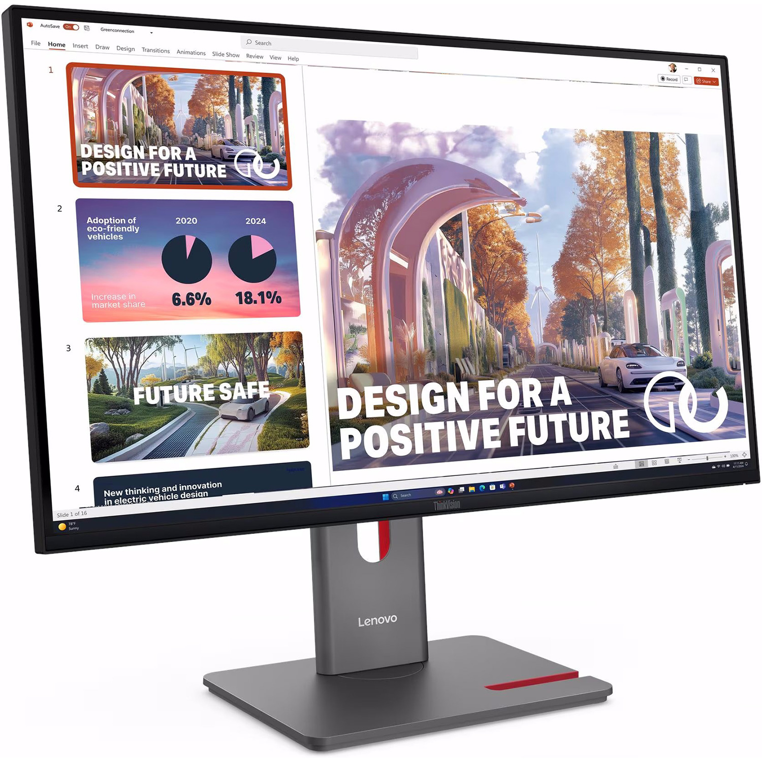 Монітор 27" LENOVO ThinkVision P27qd-40 (64B3GAT2UA)