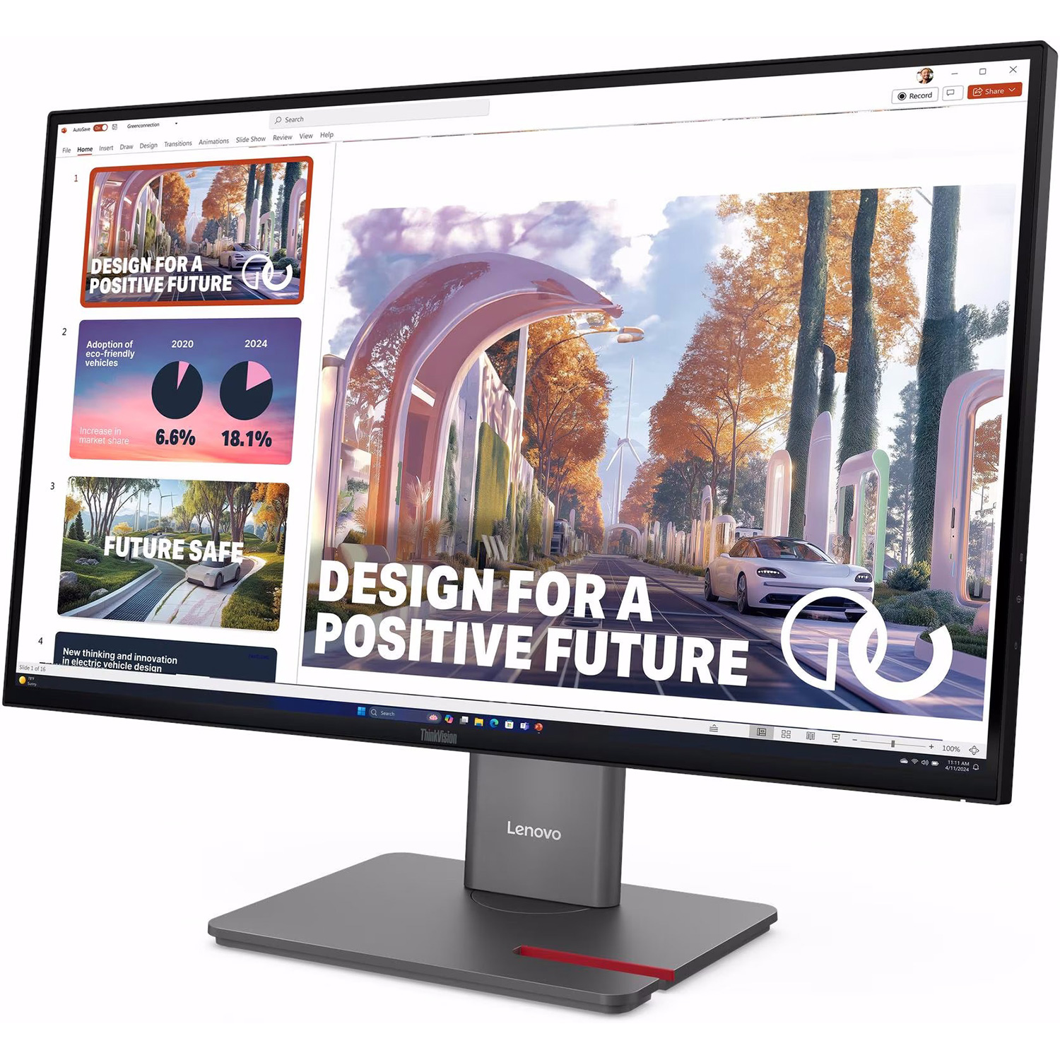 Монітор 27" LENOVO ThinkVision P27qd-40 (64B3GAT2UA)