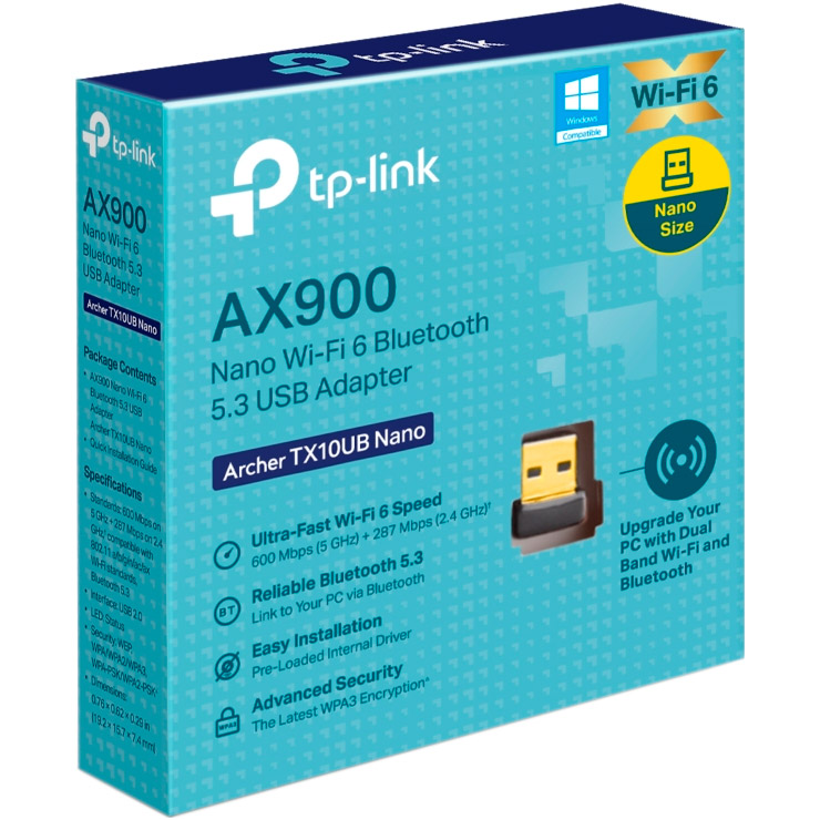 Wi-Fi адаптер TP-LINK Archer TX10UB Nano