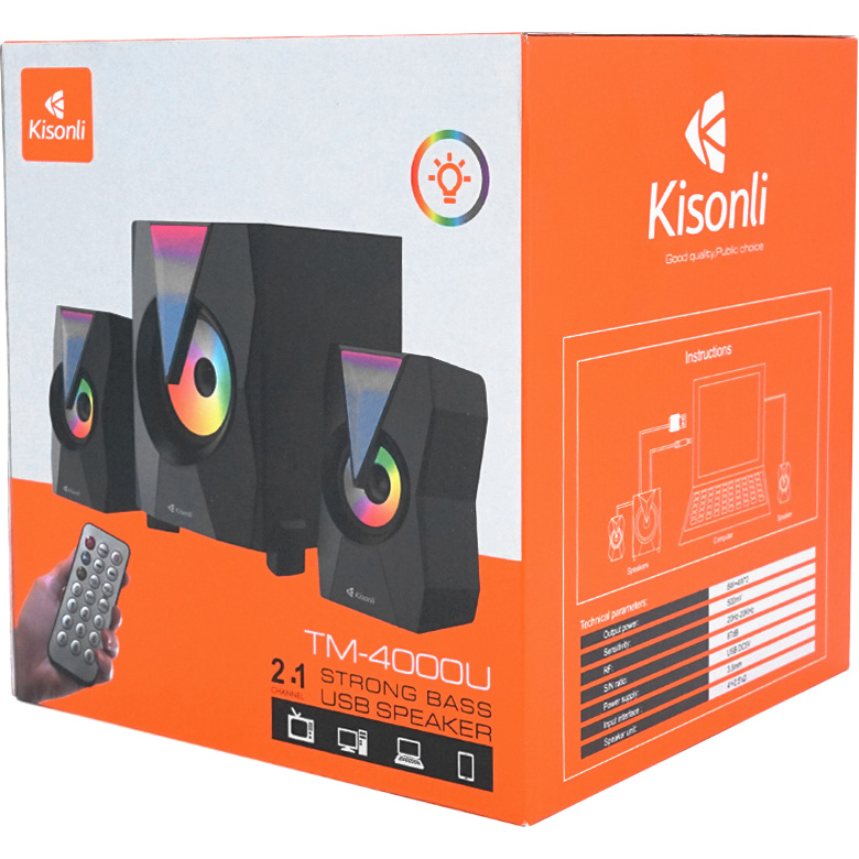 Акустична система KISONLI TM-4000U Black
