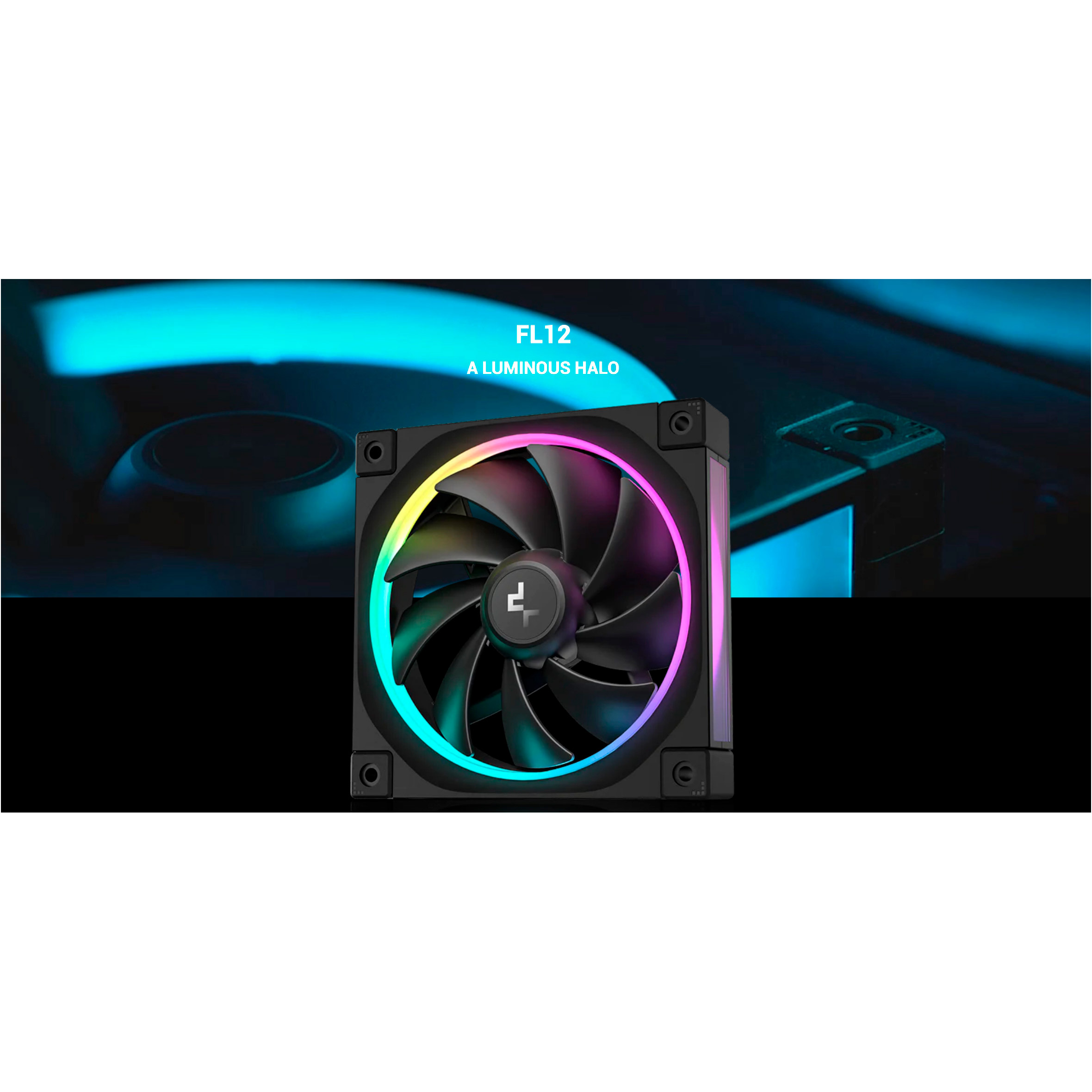 Вентилятор DEEPCOOL FL12 ARGB Black (R-FL12-BKAPN1-G)