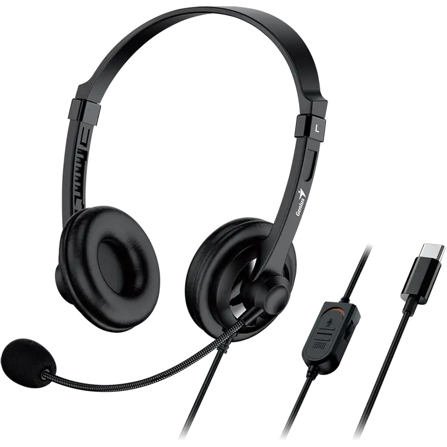 Гарнітура GENIUS HS-230U USB-C Black