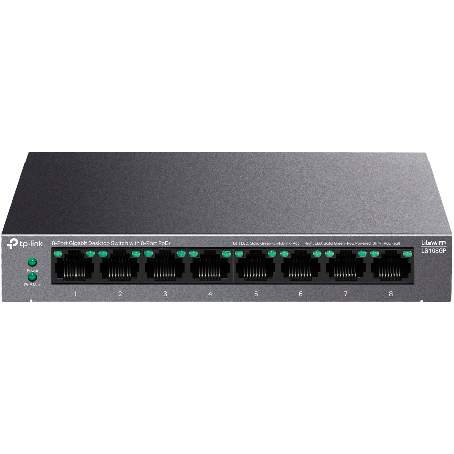 Коммутатор TP-LINK LiteWave LS108GP