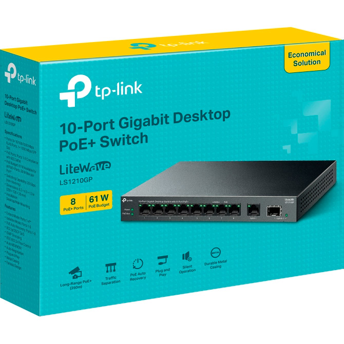 Комутатор TP-LINK LiteWave LS1210GP
