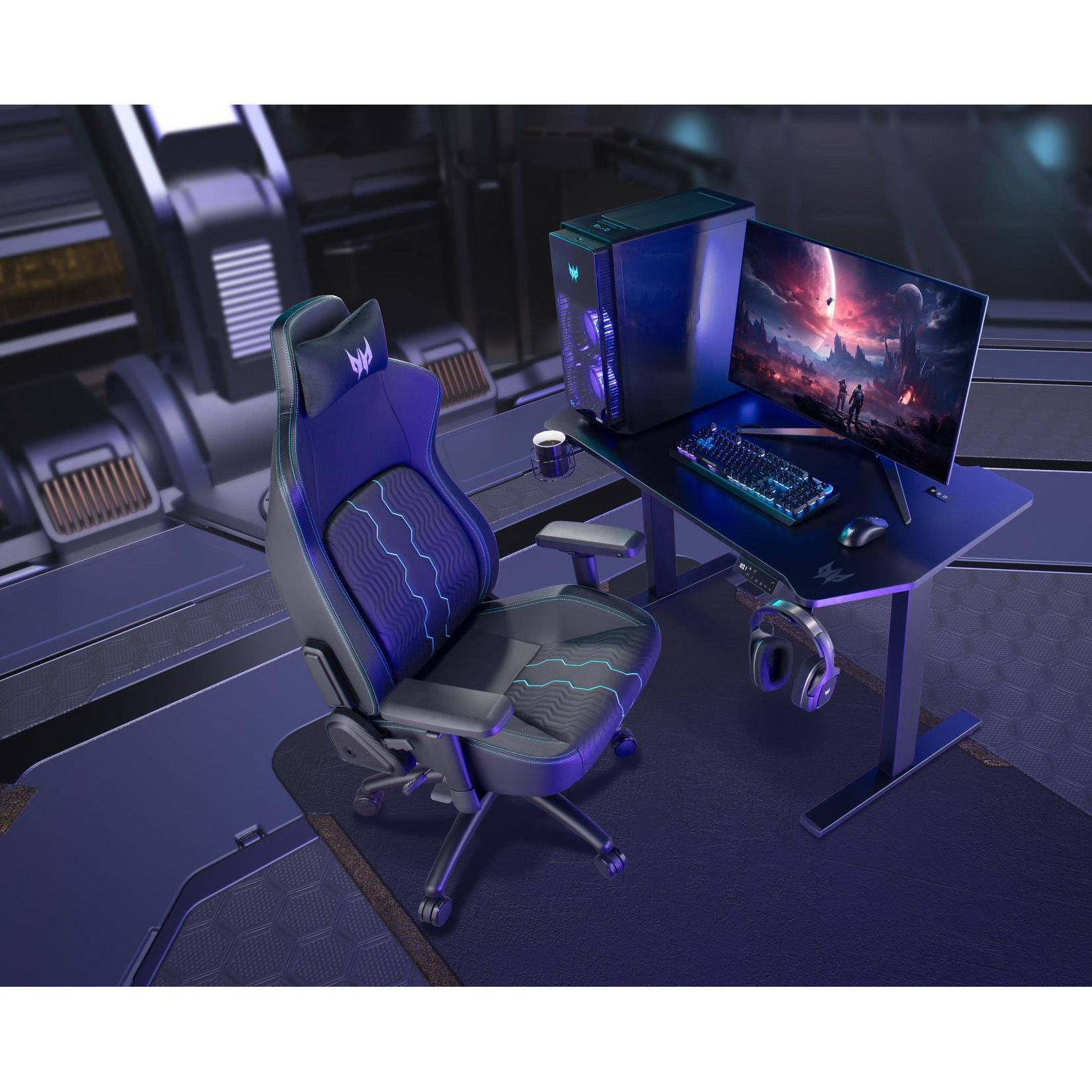 Крісло геймерське ACER Predator Rift Pro