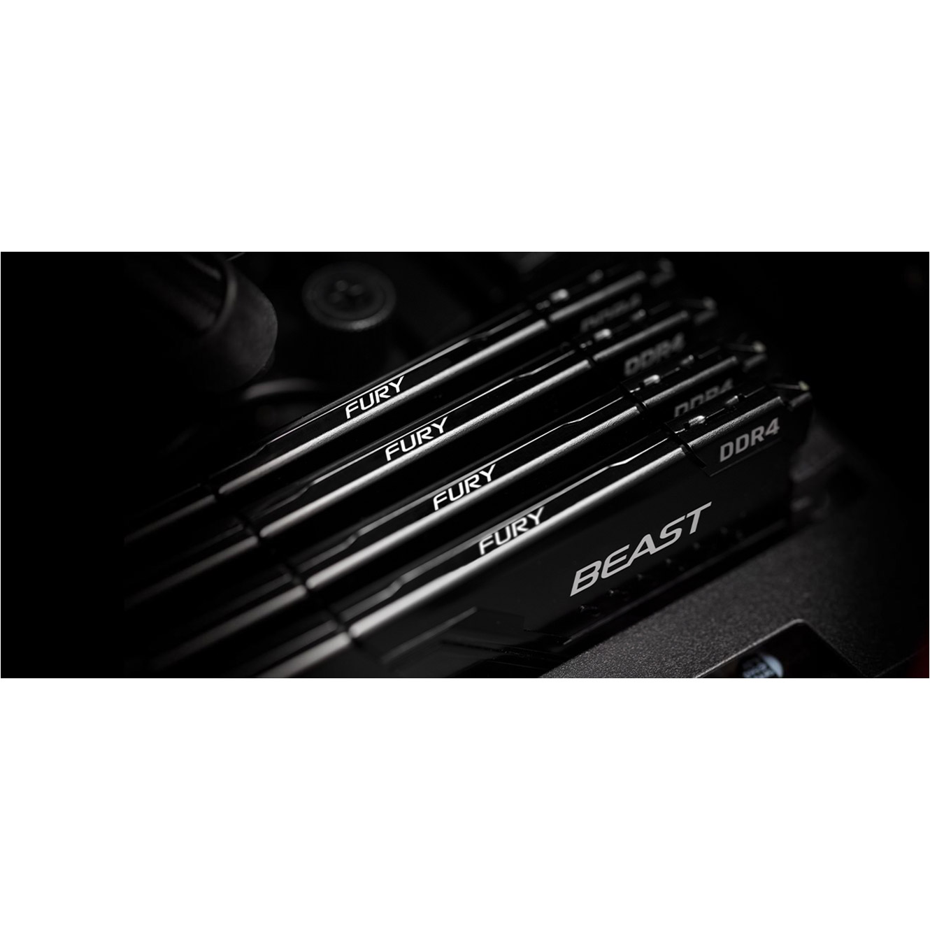 Модуль пам'яті KINGSTON FURY Beast DDR4 DDR4 3200MHz 16GB Kit 2x8GB Black (KF432C16BBK2/16WP)