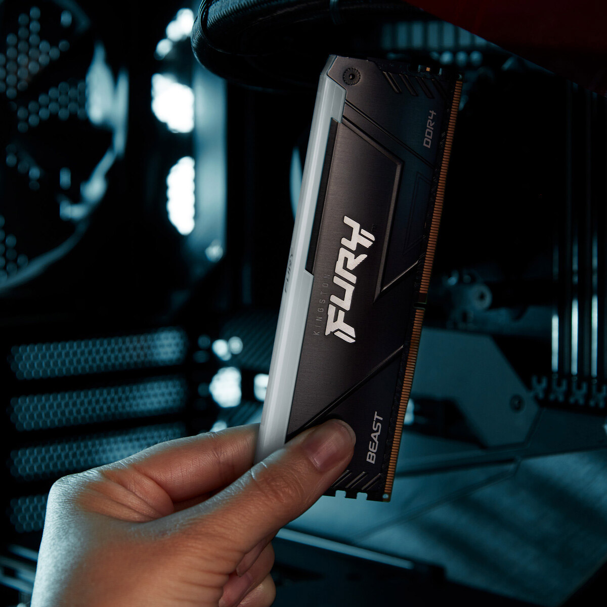 Модуль памяти KINGSTON FURY Beast RGB DDR4 3200MHz 32GB Kit 2x16GB (KF432C16BB12AK2/32WP)