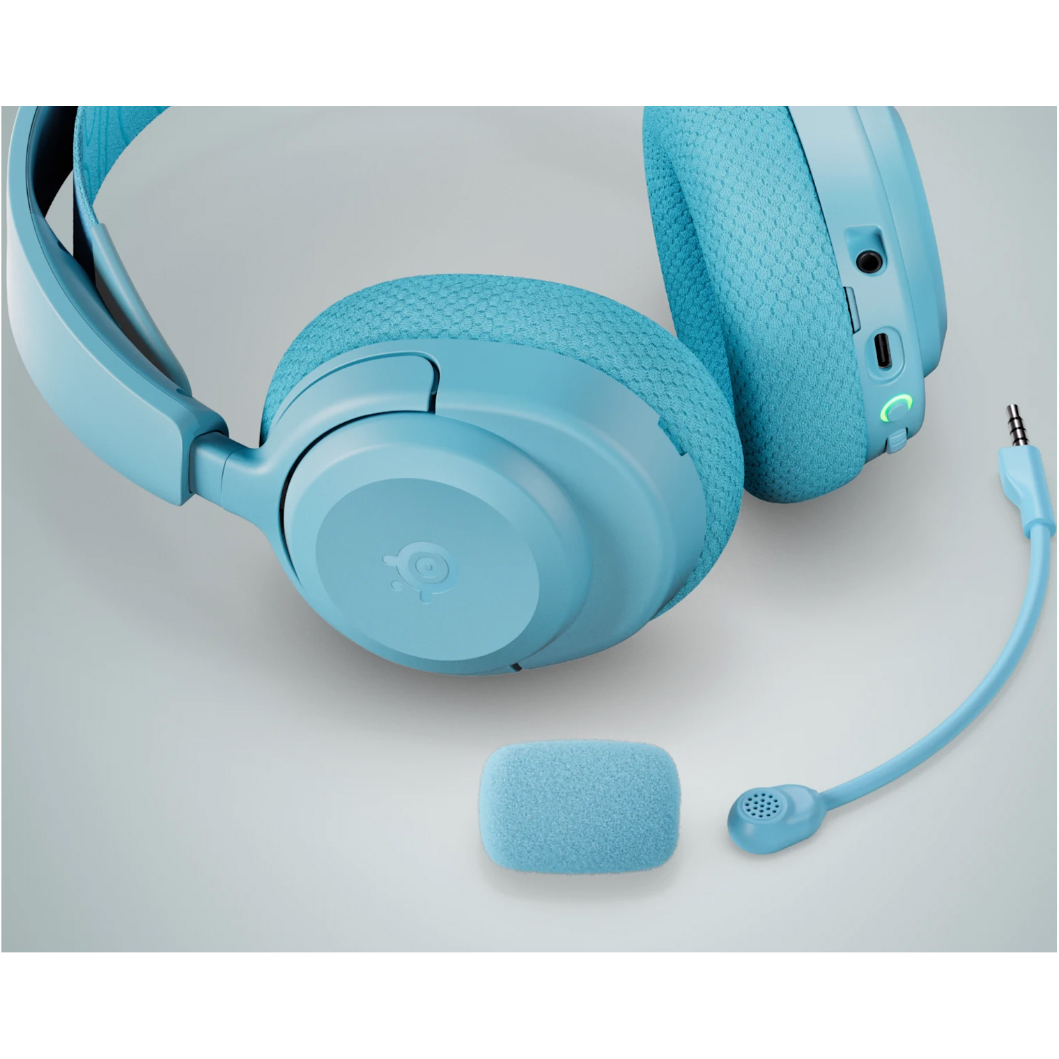 Наушники геймерские STEELSERIES Arctis Nova 3X Wireless Aqua (61691)