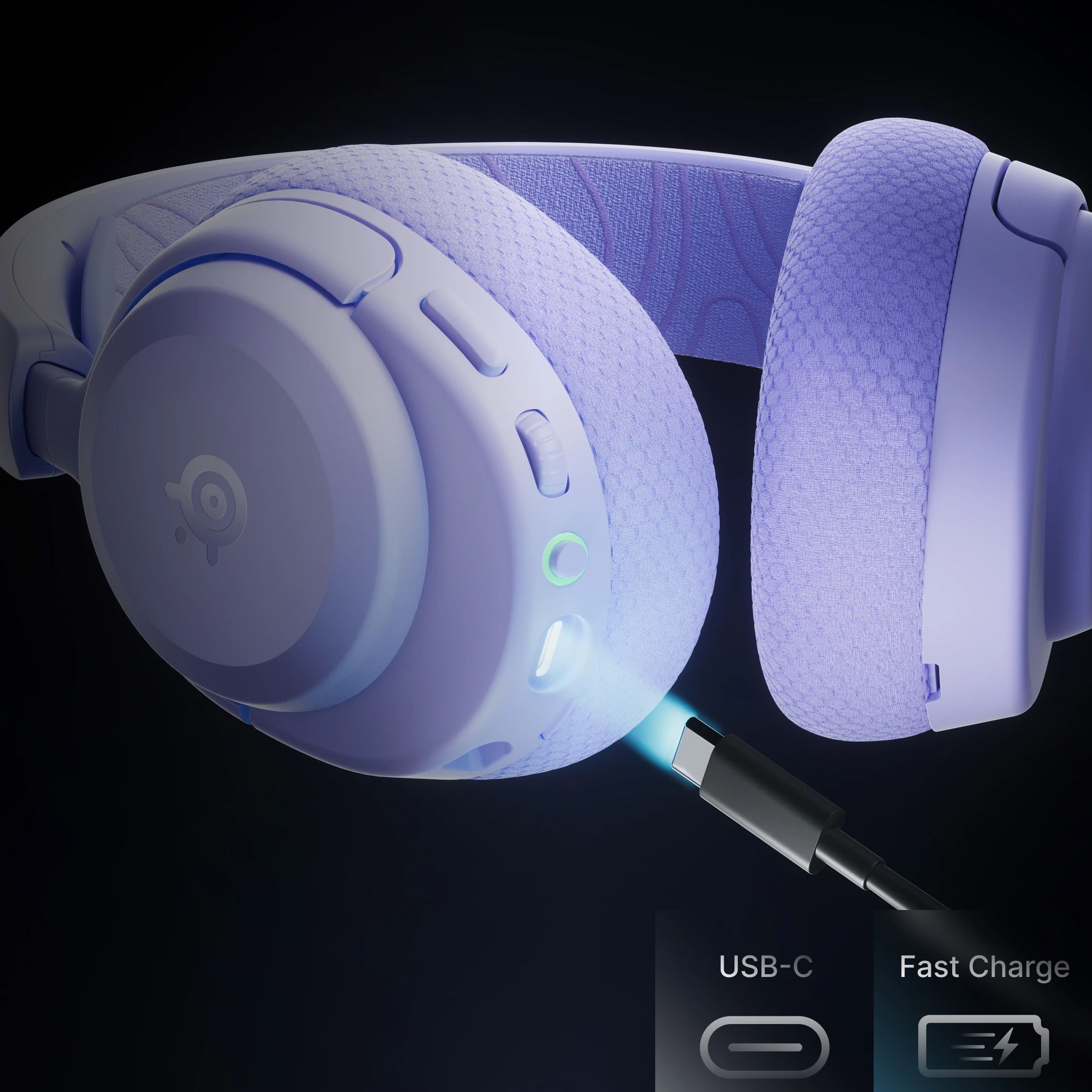 Наушники геймерские STEELSERIES Arctis Nova 3X Wireless Lavender (61693)