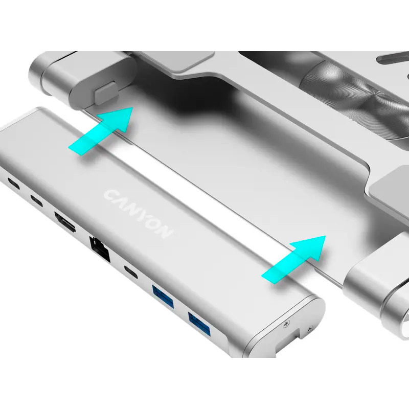 Подставка для ноутбука CANYON OnStand 2 Silver