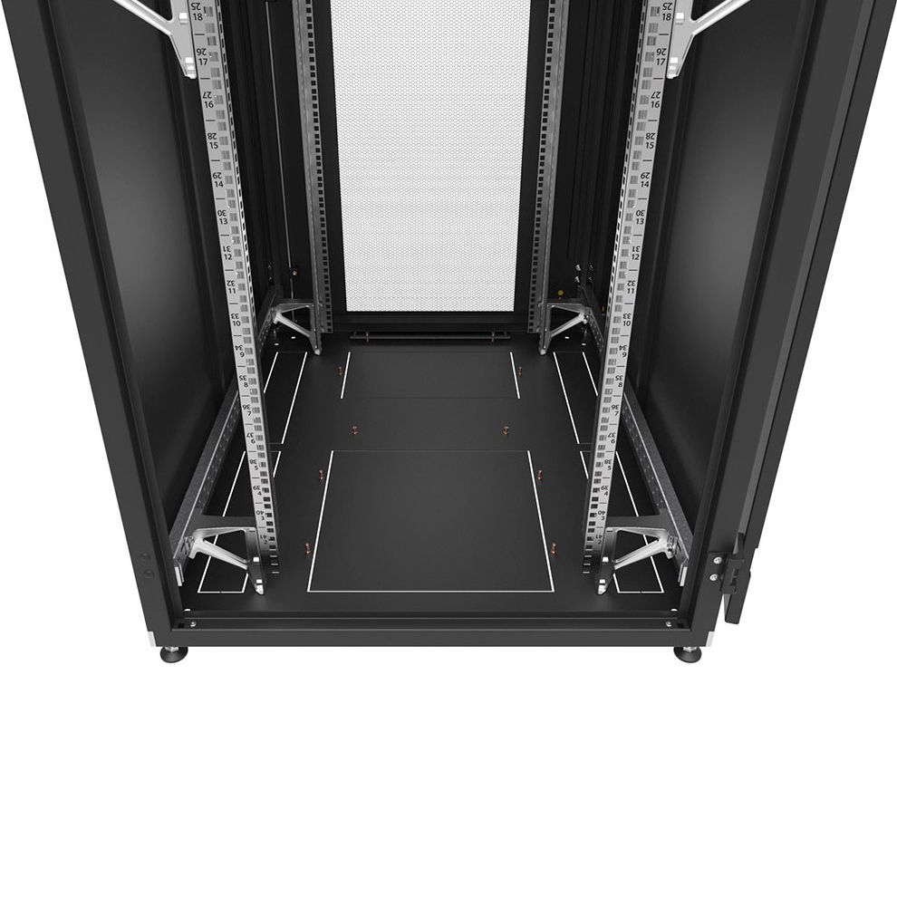 Підлогова шафа 19" ZPAS W-IT-246080-44AA-2-161FB (24U, 600x800мм, RAL9005)