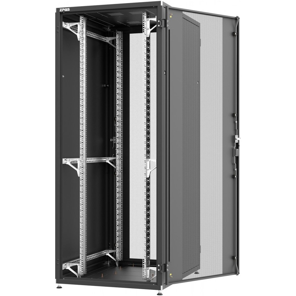 Підлогова шафа 19" ZPAS W-IT-428010-44AA-2-161FB (42U, 800x1000мм, RAL9005)
