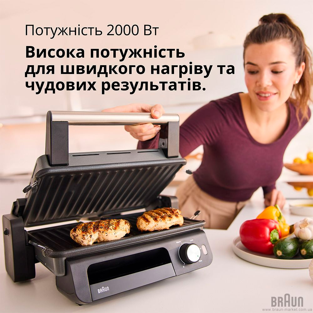 Електрогриль BRAUN MultiGrill 5 CG 5033 IGY