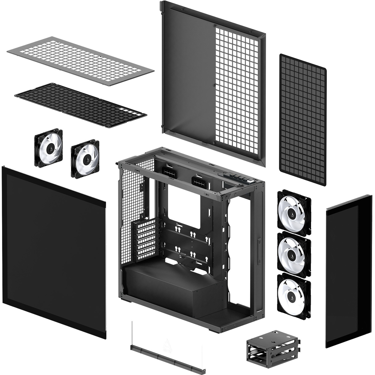 Корпус ARCTIC Xtender Mirror Black