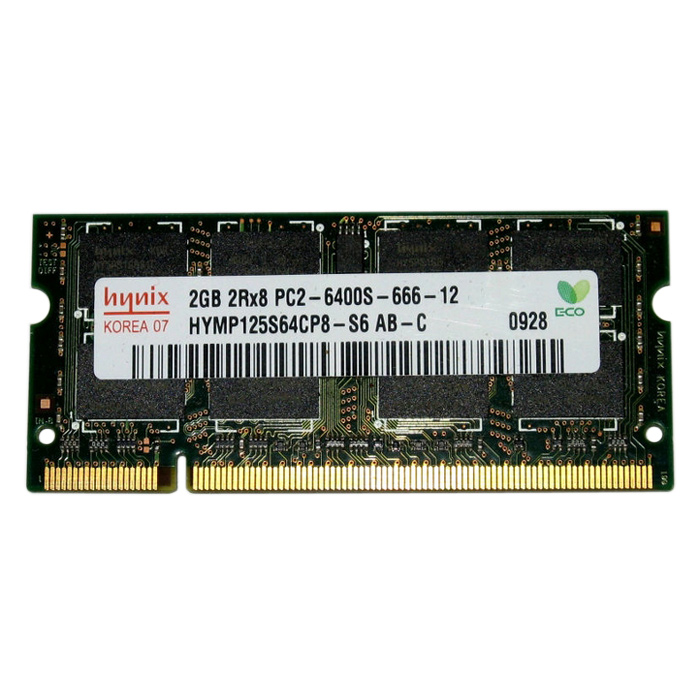 Модуль памяти HYNIX SO-DIMM DDR2 800MHz 2GB (HYMP125S64CP8-S6)