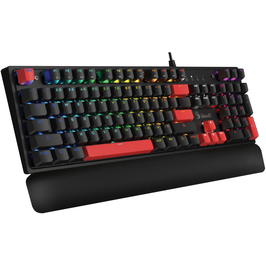 Клавіатура A4TECH BLOODY S525N BLMS Red Plus Switch Fire Black
