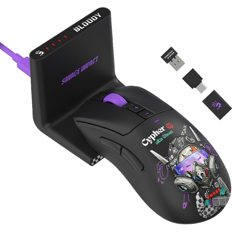 Миша ігрова A4TECH BLOODY R73 Ultra Duo Cypher Ghost