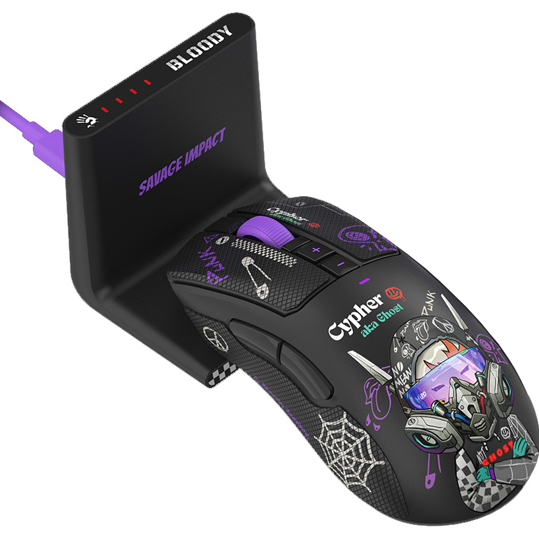Миша ігрова A4TECH BLOODY R73 Ultra Duo Cypher Ghost