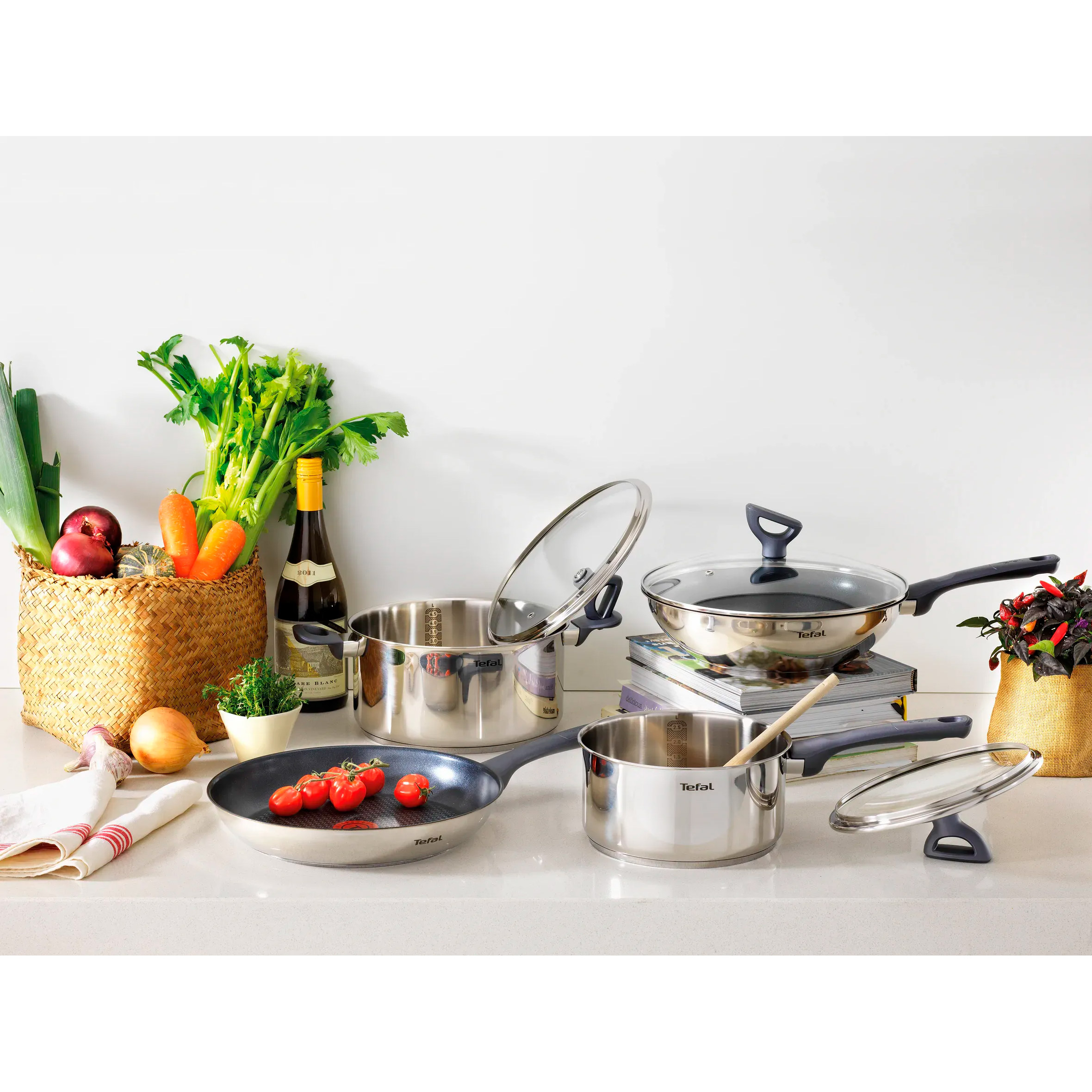 Набір посуду TEFAL Daily Cook 11пр (G713SB45)