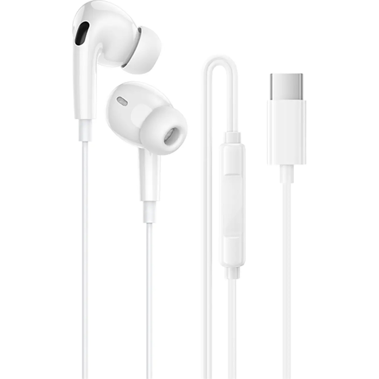 Навушники BOROFONE BM100 Pro Fuente Type-C White