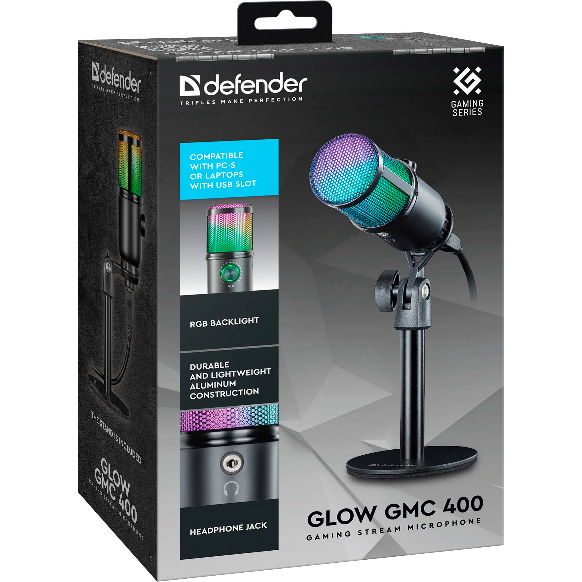 Микрофон DEFENDER Glow GMC 400 (64640)