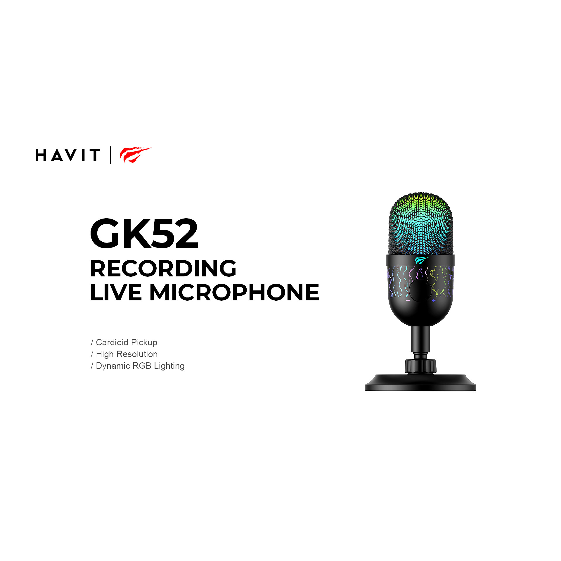 Микрофон HAVIT HV-GK52 Black