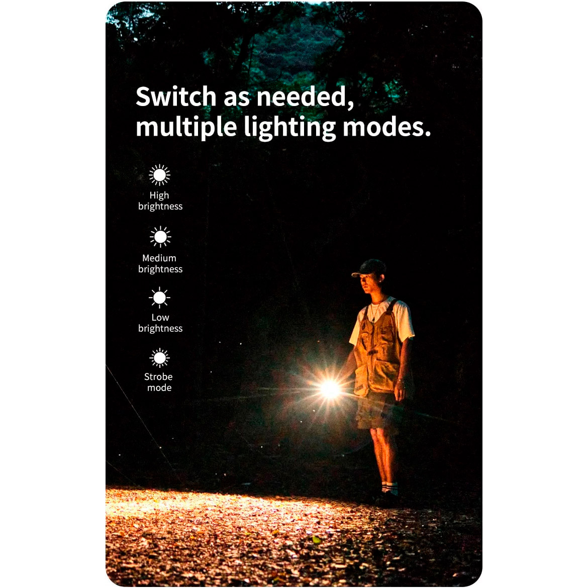 Ліхтар NATUREHIKE CNK2450ZM013 (6976507668521)