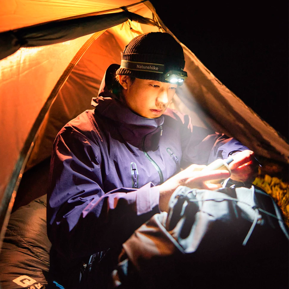 Ліхтар налобний NATUREHIKE CNK2450ZM010 Brown (6976507665452)