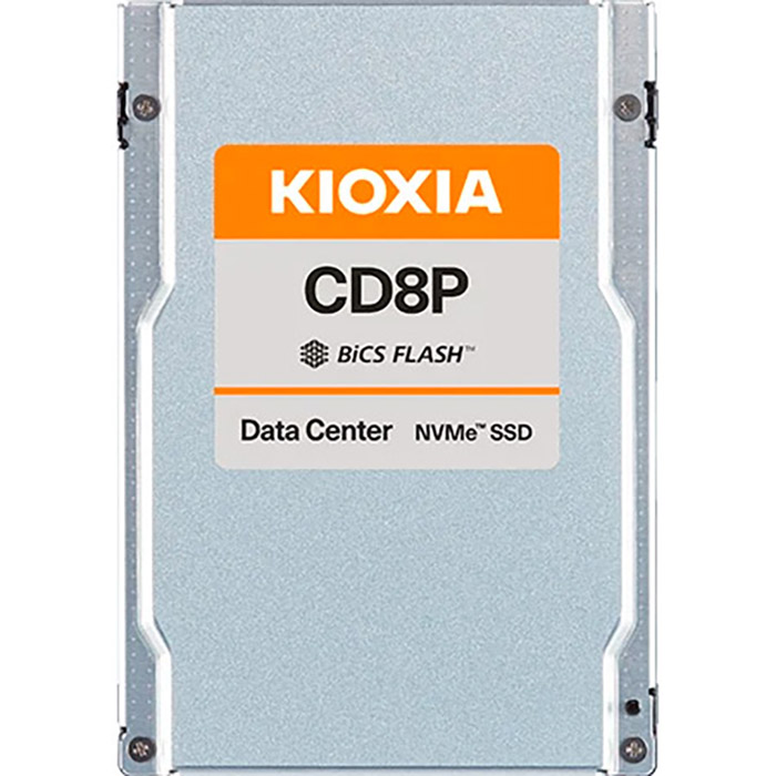 SSD диск KIOXIA (Toshiba) CD8P-R 7.68TB 2.5" U.2 15mm NVMe Bulk (KCD8XPUG7T68)